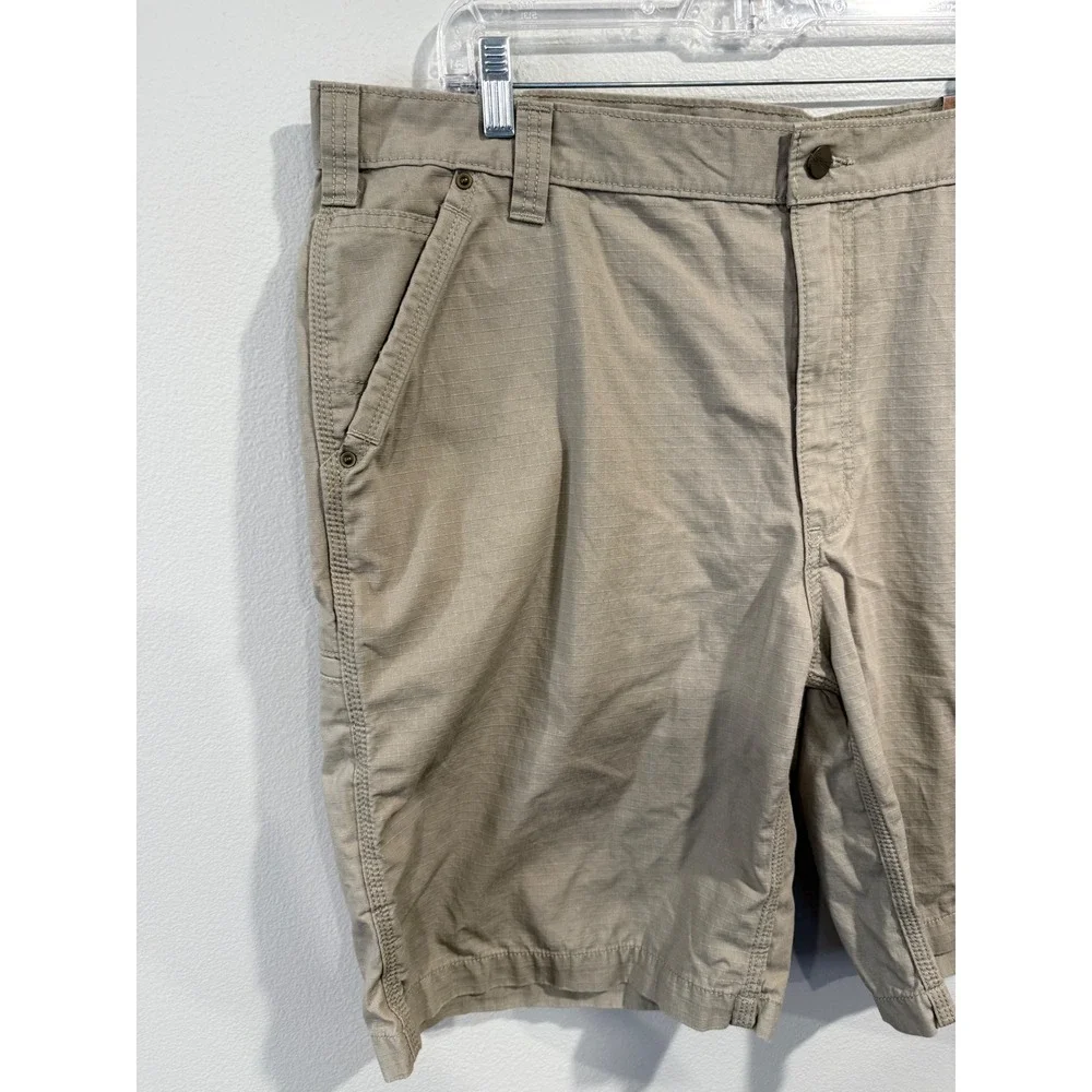Carhartt Relaxed Fit Tacoma Ripstop Cargo‎ Shorts Khaki Men Size 42x10